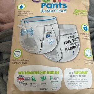 White Underwear with Light Blue Waistband and Cartoon Cloud